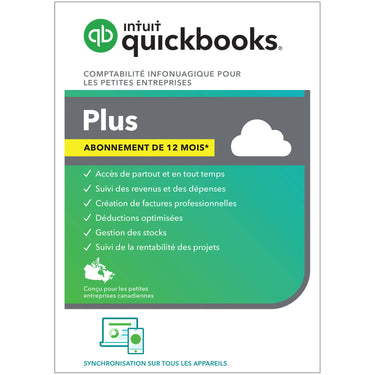 Intuit QuickBooks Plus (PC/Mac) - 5 Users - 1 Year